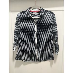 Foxcroft Wrinkle Free Button Up Blouse